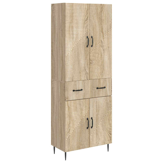 Cabinet Set 2 pcs Sonoma Oak 66 x 34.5 x 89.5 cm Cabinet Set 2 pcs Sonoma Oak 66 x 34.5 x 89.5 cm