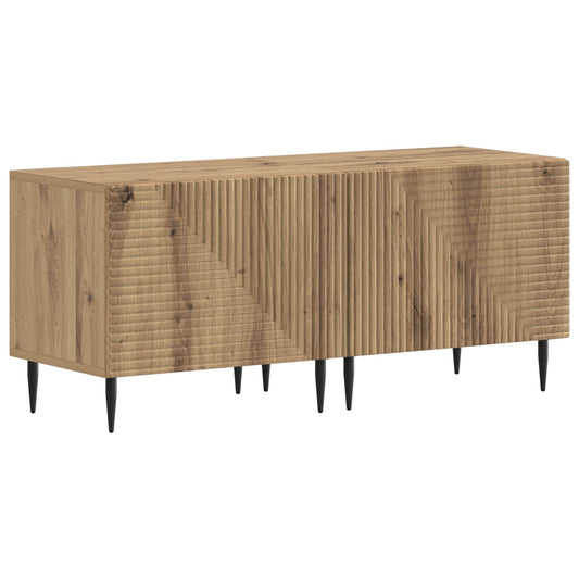 3 Piece LED TV Cabinet Artisan Oak Engineered Wood 3 Piece LED TV Cabinet Artisan Oak Engineered Wood