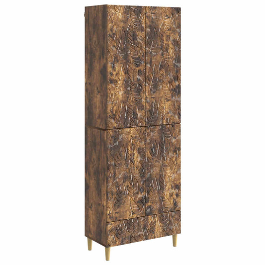 Cabinet Set 2 pcs Smoked Oak Engineered Wood Cabinet Set 2 pcs Smoked Oak Engineered Wood