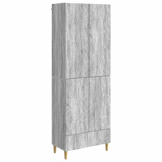 Cabinet Set 2 pcs Grey Sonoma Engineered Wood Cabinet Set 2 pcs Grey Sonoma Engineered Wood