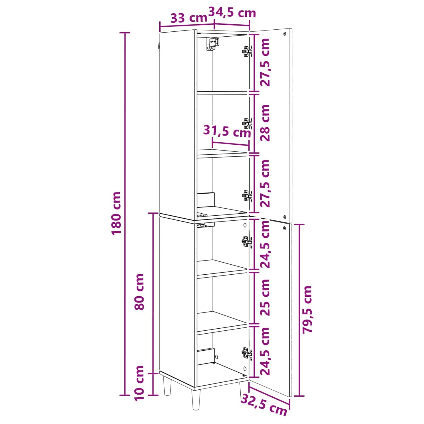 Cabinet Set 2 pcs Concrete Grey Engineered Wood