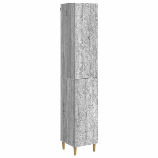 Cabinet Set 2 pcs Grey Sonoma Engineered Wood Cabinet Set 2 pcs Grey Sonoma Engineered Wood