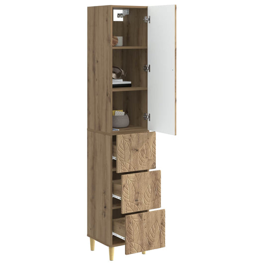 Cabinet Set 2 pcs Artisan Oak 33 x 34.5 x 90 cm Engineered Wood Cabinet Set 2 pcs Artisan Oak 33 x 34.5 x 90 cm Engineered Wood