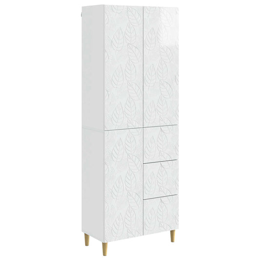 2 pcs High Gloss White 2 pcs High Gloss White