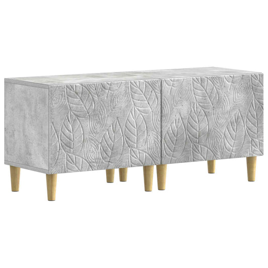 5 Piece LED TV Cabinet Concrete Grey Engineered Wood 5 Piece LED TV Cabinet Concrete Grey Engineered Wood