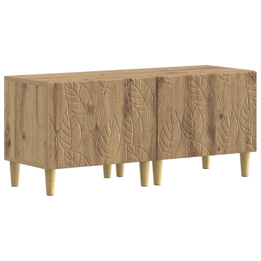 5 Piece LED TV Cabinet Artisan Oak Engineered Wood 5 Piece LED TV Cabinet Artisan Oak Engineered Wood