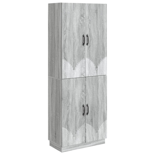 Cabinet Set 2 pcs Grey Sonoma Engineered Wood Cabinet Set 2 pcs Grey Sonoma Engineered Wood