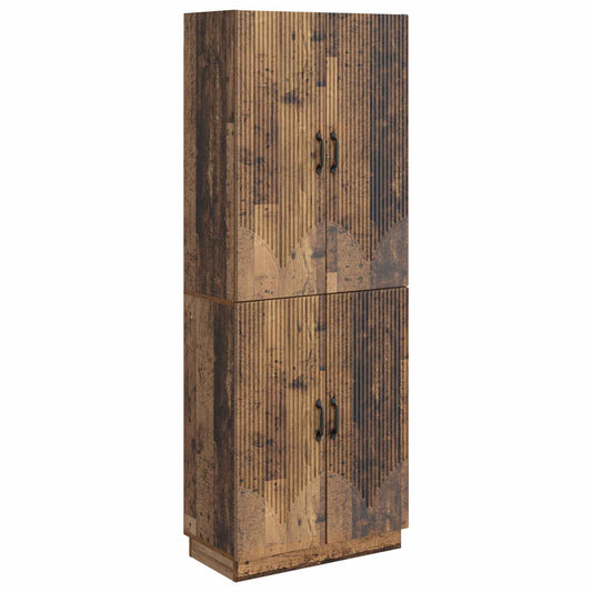 Cabinet Set 2 pcs Old Wood Engineered Wood Cabinet Set 2 pcs Old Wood Engineered Wood