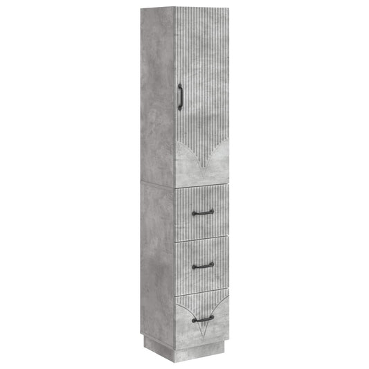 Cabinet Set 2 pcs Concrete Grey 33 x 34.5 x 87 cm Cabinet Set 2 pcs Concrete Grey 33 x 34.5 x 87 cm