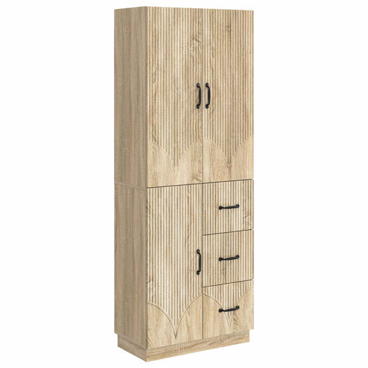 Cabinet Set 2 pcs Sonoma Oak Engineered Wood Cabinet Set 2 pcs Sonoma Oak Engineered Wood