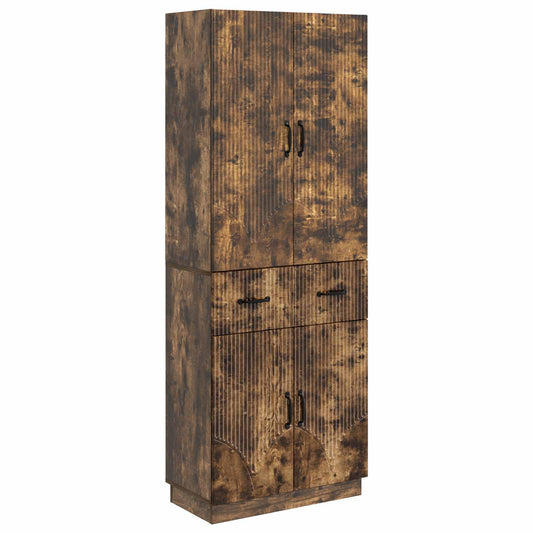 Cabinet Set 2 pcs Smoked Oak Engineered Wood Cabinet Set 2 pcs Smoked Oak Engineered Wood