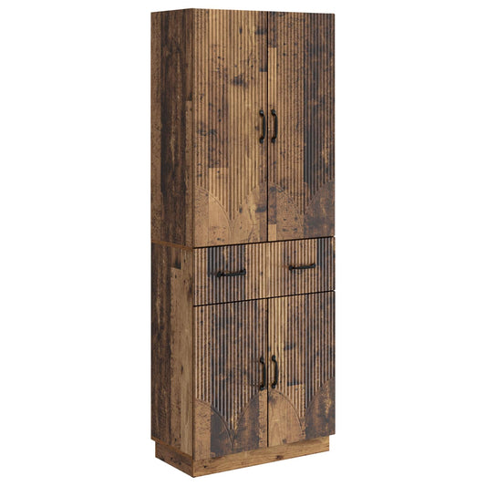 Cabinet Set 2 pcs Old Wood Engineered Wood Cabinet Set 2 pcs Old Wood Engineered Wood