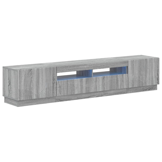 LED TV Cabinet HOORN 3 pcs Grey Sonoma Engineered Wood LED TV Cabinet HOORN 3 pcs Grey Sonoma Engineered Wood
