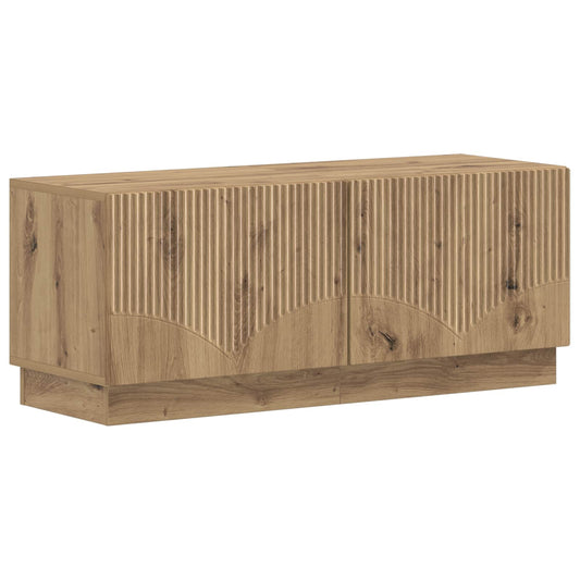 5 Piece LED TV Cabinet Artisan Oak Engineered Wood 5 Piece LED TV Cabinet Artisan Oak Engineered Wood