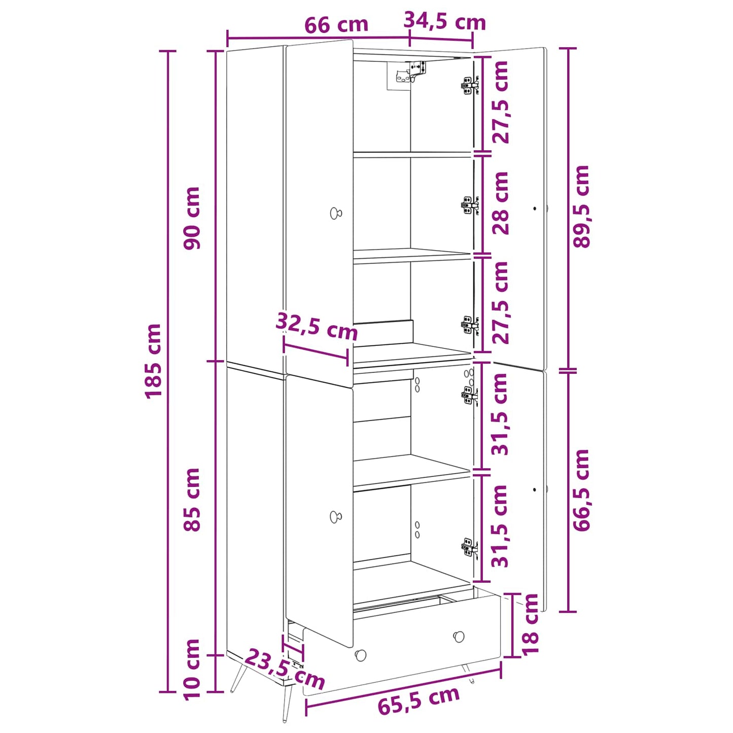 Cabinet Set 2 pcs Grey Sonoma Engineered Wood