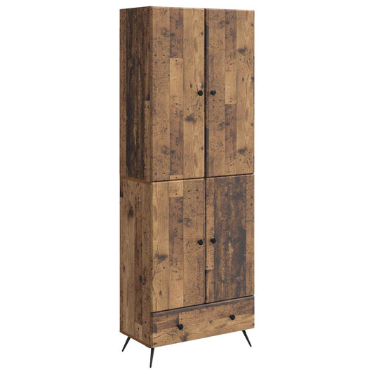 Cabinet Set 2 pcs Old Wood Engineered Wood Cabinet Set 2 pcs Old Wood Engineered Wood