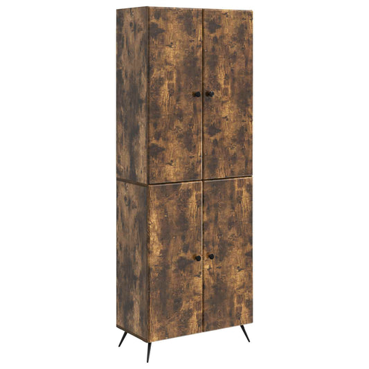 Cabinet Set 2 pcs Smoked Oak Engineered Wood Cabinet Set 2 pcs Smoked Oak Engineered Wood