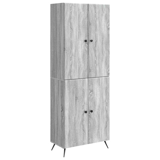 Cabinet Set 2 pcs Grey Sonoma Engineered Wood Cabinet Set 2 pcs Grey Sonoma Engineered Wood