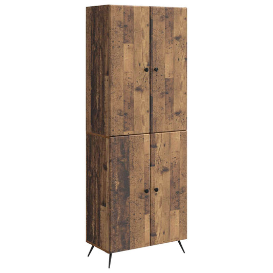 Cabinet Set 2 pcs Old Wood Engineered Wood Cabinet Set 2 pcs Old Wood Engineered Wood