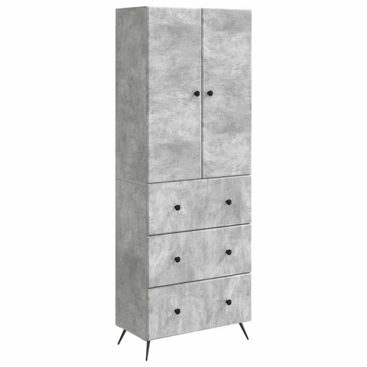 Cabinet Set 2 pcs Concrete Grey 66 x 34.5 x 90 cm Cabinet Set 2 pcs Concrete Grey 66 x 34.5 x 90 cm