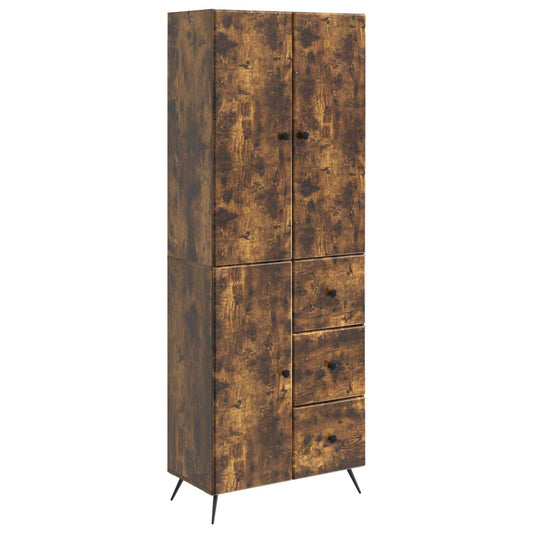 Cabinet Set 2 pcs Smoked Oak Engineered Wood Cabinet Set 2 pcs Smoked Oak Engineered Wood
