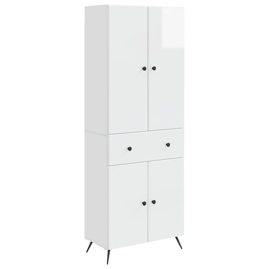 2 pcs High Gloss White 2 pcs High Gloss White