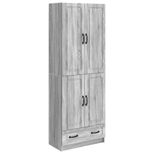 Cabinet Set 2 pcs Grey Sonoma Engineered Wood Cabinet Set 2 pcs Grey Sonoma Engineered Wood