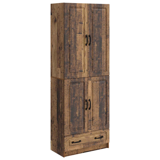 Cabinet Set 2 pcs Old Wood Engineered Wood Cabinet Set 2 pcs Old Wood Engineered Wood