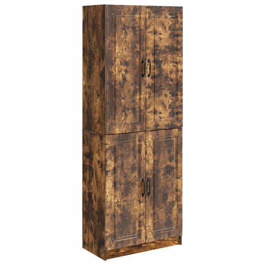 Cabinet Set 2 pcs Smoked Oak Engineered Wood Cabinet Set 2 pcs Smoked Oak Engineered Wood