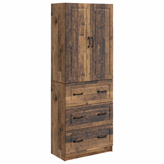 Cabinet Set 2 pcs Old Wood 66 x 34.5 x 87 cm Engineered Wood Cabinet Set 2 pcs Old Wood 66 x 34.5 x 87 cm Engineered Wood