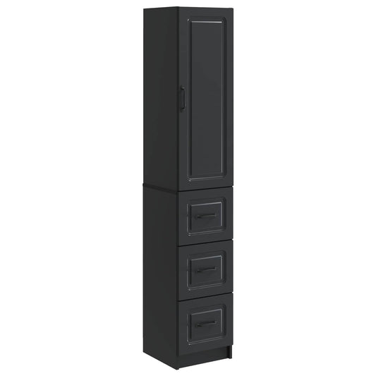 Cabinet Set 2 pcs Black 33 x 34.5 x 87 cm Engineered Wood Cabinet Set 2 pcs Black 33 x 34.5 x 87 cm Engineered Wood