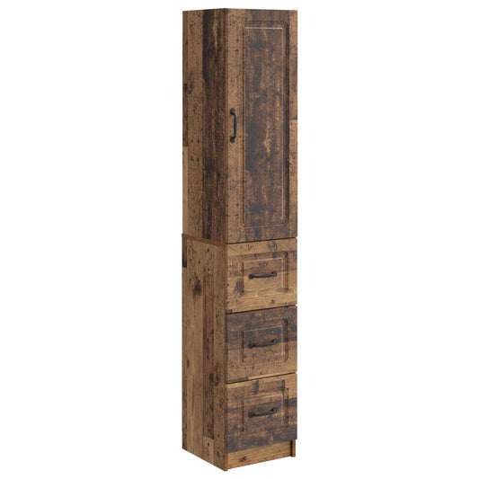 Cabinet Set 2 pcs Old Wood 33 x 34.5 x 87 cm Engineered Wood Cabinet Set 2 pcs Old Wood 33 x 34.5 x 87 cm Engineered Wood