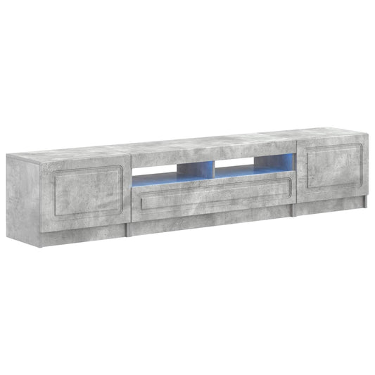 LED TV Cabinet UTRECHT 3 pcs Concrete Grey Engineered Wood LED TV Cabinet UTRECHT 3 pcs Concrete Grey Engineered Wood
