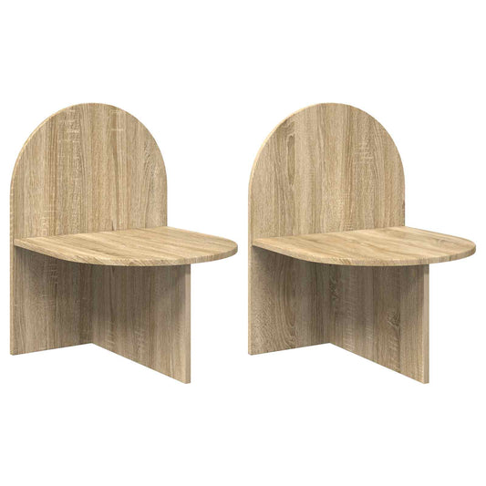 Bedside Table 2 pcs Sonoma Oak 48 x 49 x 65 cm Engineered Wood Bedside Table 2 pcs Sonoma Oak 48 x 49 x 65 cm Engineered Wood