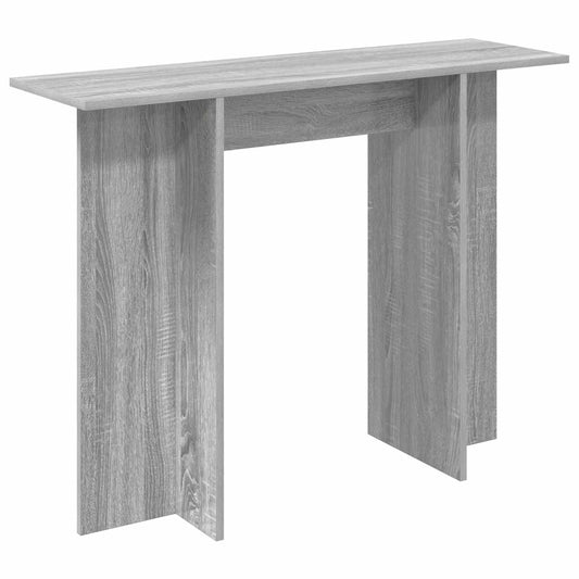 Console Table Grey Sonoma 100 x 30 x 75 cm Engineered Wood Console Table Grey Sonoma 100 x 30 x 75 cm Engineered Wood