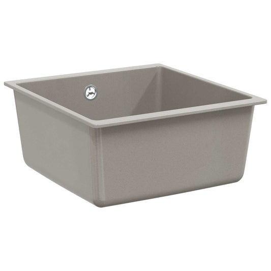 Sink 80% Quartz and 20% Resin 430 x 460 mm Grey Sink 80% Quartz and 20% Resin 430 x 460 mm Grey