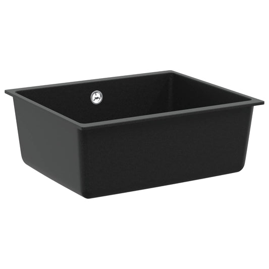 Sink 80% Quartz and 20% Resin 530 x 460 mm Black Sink 80% Quartz and 20% Resin 530 x 460 mm Black