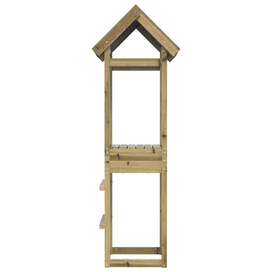 Play Tower Brown 52.5 x 46.5 x 195 cm Solid Impregnated Wood Play Tower Brown 52.5 x 46.5 x 195 cm Solid Impregnated Wood