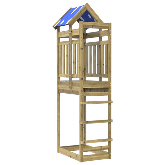 Play Tower Brown 52.5 x 85 x 239 cm Solid Impregnated Wood Play Tower Brown 52.5 x 85 x 239 cm Solid Impregnated Wood