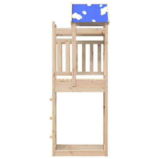 Play Tower Brown 85 x 52.5 x 239 cm Solid Pine Wood Play Tower Brown 85 x 52.5 x 239 cm Solid Pine Wood