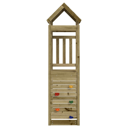 Play Tower Brown 53 x 110.5 x 214 cm Solid Impregnated Wood Play Tower Brown 53 x 110.5 x 214 cm Solid Impregnated Wood