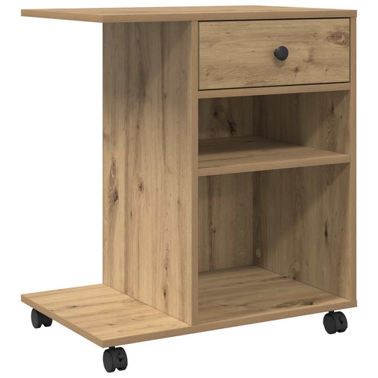 Printer Stand Artisan Oak 60 x 40 x 68.5 cm Engineered Wood Printer Stand Artisan Oak 60 x 40 x 68.5 cm Engineered Wood