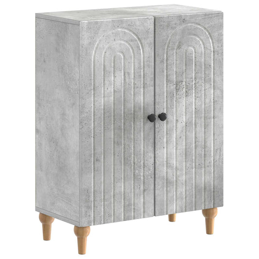 3 Piece Bathroom Cabinet Set ALKMAAR Concrete Grey 3 Piece Bathroom Cabinet Set ALKMAAR Concrete Grey