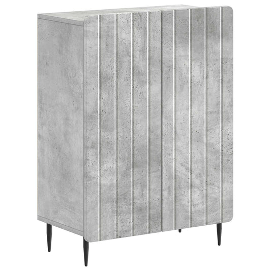3 Piece Bathroom Cabinet Set ZWOLLE Concrete Grey 3 Piece Bathroom Cabinet Set ZWOLLE Concrete Grey