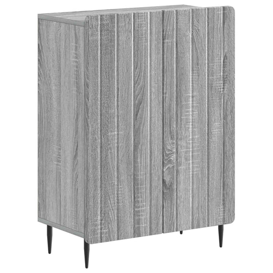 3 Piece Bathroom Cabinet Set ZWOLLE Grey Sonoma Engineered Wood 3 Piece Bathroom Cabinet Set ZWOLLE Grey Sonoma Engineered Wood