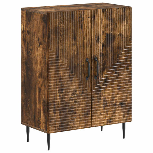 3 Piece Bathroom Cabinet Set HAARLEM Smoked Oak Engineered Wood 3 Piece Bathroom Cabinet Set HAARLEM Smoked Oak Engineered Wood