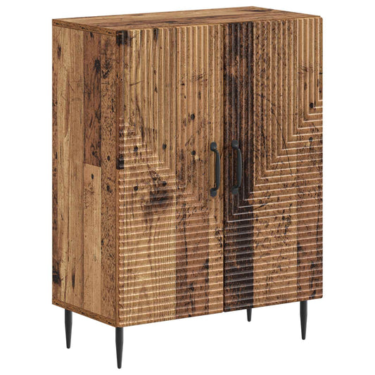 3 Piece Bathroom Cabinet Set HAARLEM Old Wood Engineered Wood 3 Piece Bathroom Cabinet Set HAARLEM Old Wood Engineered Wood