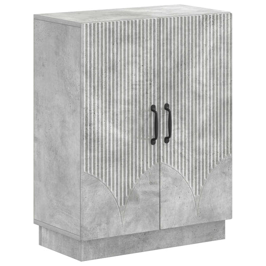 3 Piece Bathroom Cabinet Set HOORN Concrete Grey 3 Piece Bathroom Cabinet Set HOORN Concrete Grey
