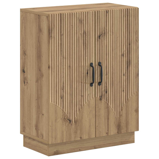 3 Piece Bathroom Cabinet Set HOORN Artisan Oak Engineered Wood 3 Piece Bathroom Cabinet Set HOORN Artisan Oak Engineered Wood