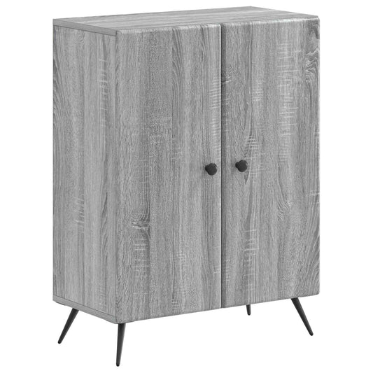 3 Piece Bathroom Cabinet Set BREDA Grey Sonoma Engineered Wood 3 Piece Bathroom Cabinet Set BREDA Grey Sonoma Engineered Wood